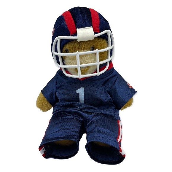 Build a Bear With Football Uniform #1 Shirt Pants Teddy Clothes Outfit - Picture 1 of 4